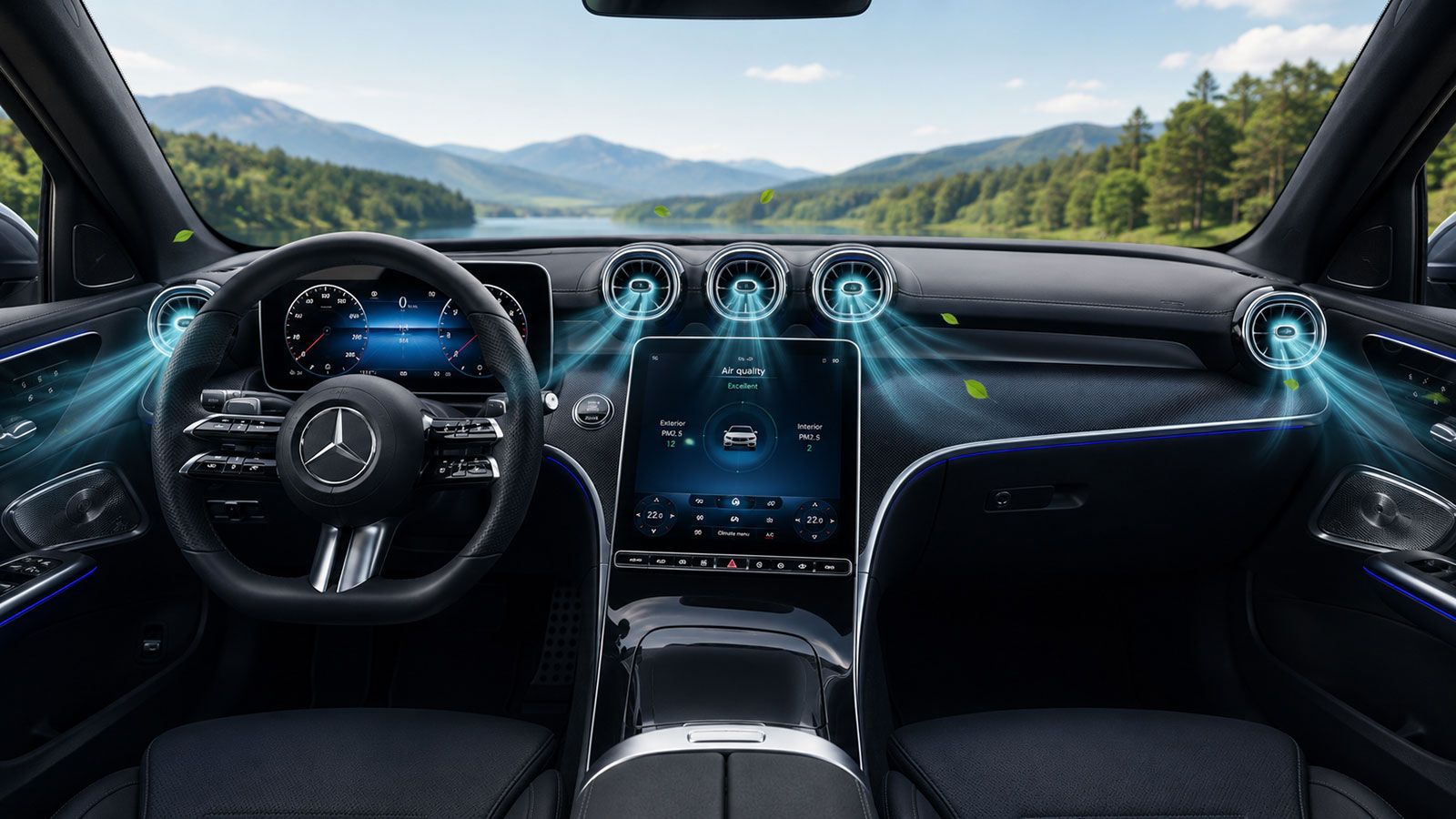 Πως η Mercedes υπόσχεται premium ποιότητα αέρα στην καμπίνα σας